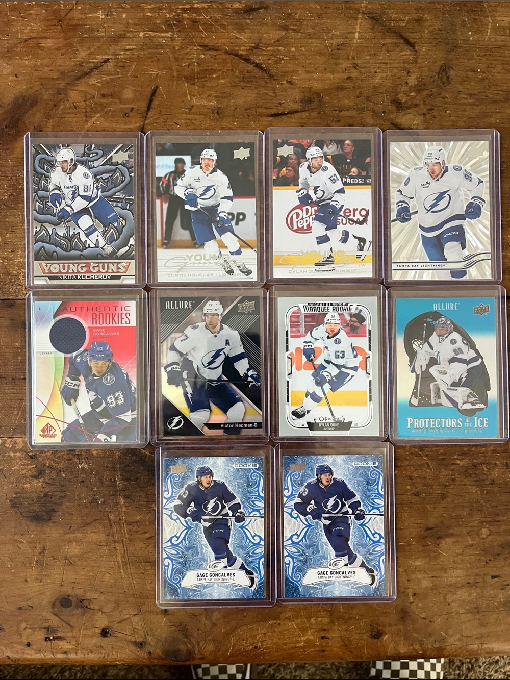 💎 Tampa Bay Lightning Hockey (10) Card Lot 💎
